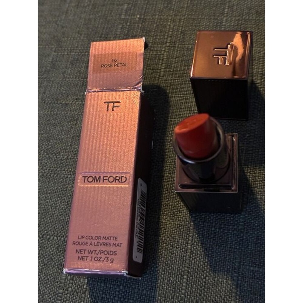 Tom Ford 02 Rose Petal Lip Color Matte 0.1 oz/3g New in Box